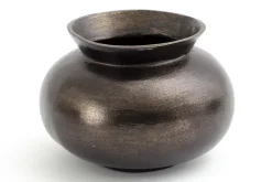 Flamant Jeddo, Vaas, Metaal, Zwart, S^ Decoratie