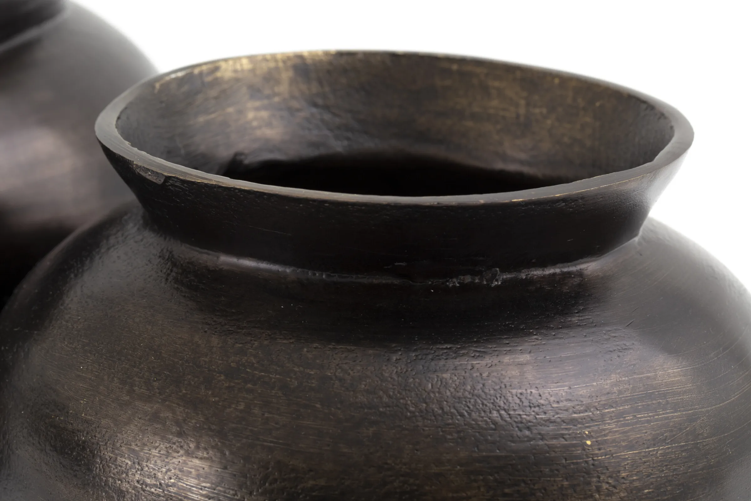 Flamant Jeddo, Vaas, Metaal, Zwart, S^ Decoratie