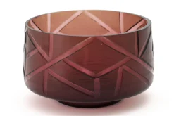 Flamant Jelger, Kom, Glas, Rook/Mauve, L^ Decoratie