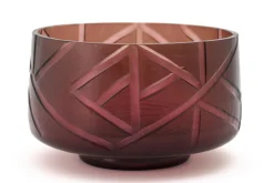 Flamant Jelger, Kom, Glas, Rook/Mauve, L^ Decoratie