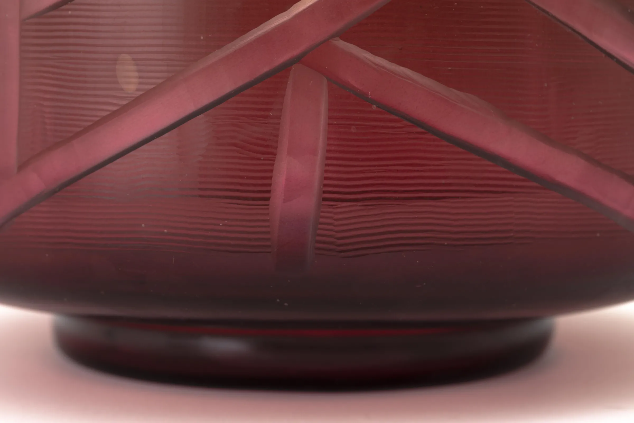 Flamant Jelger, Kom, Glas, Rook/Mauve, L^ Decoratie