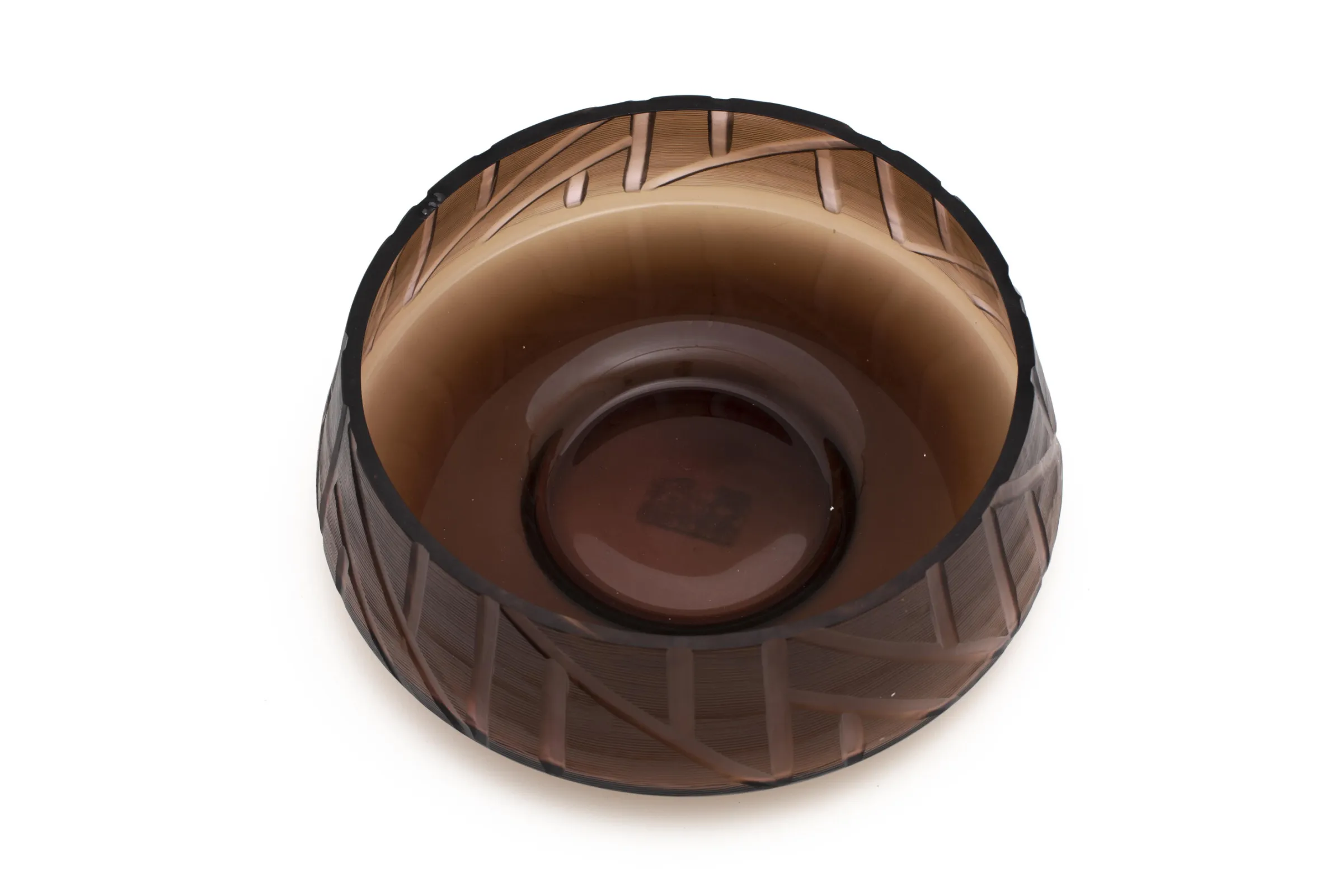 Flamant Jelger, Kom, Glas, Rook/Mauve, S^ Decoratie