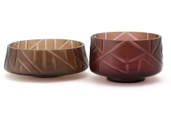 Flamant Jelger, Kom, Glas, Rook/Mauve, S^ Decoratie