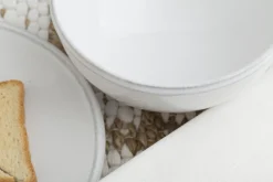 Flamant Jille, Kom, Keramiek, Wit^ Borden, Borden En Kommen