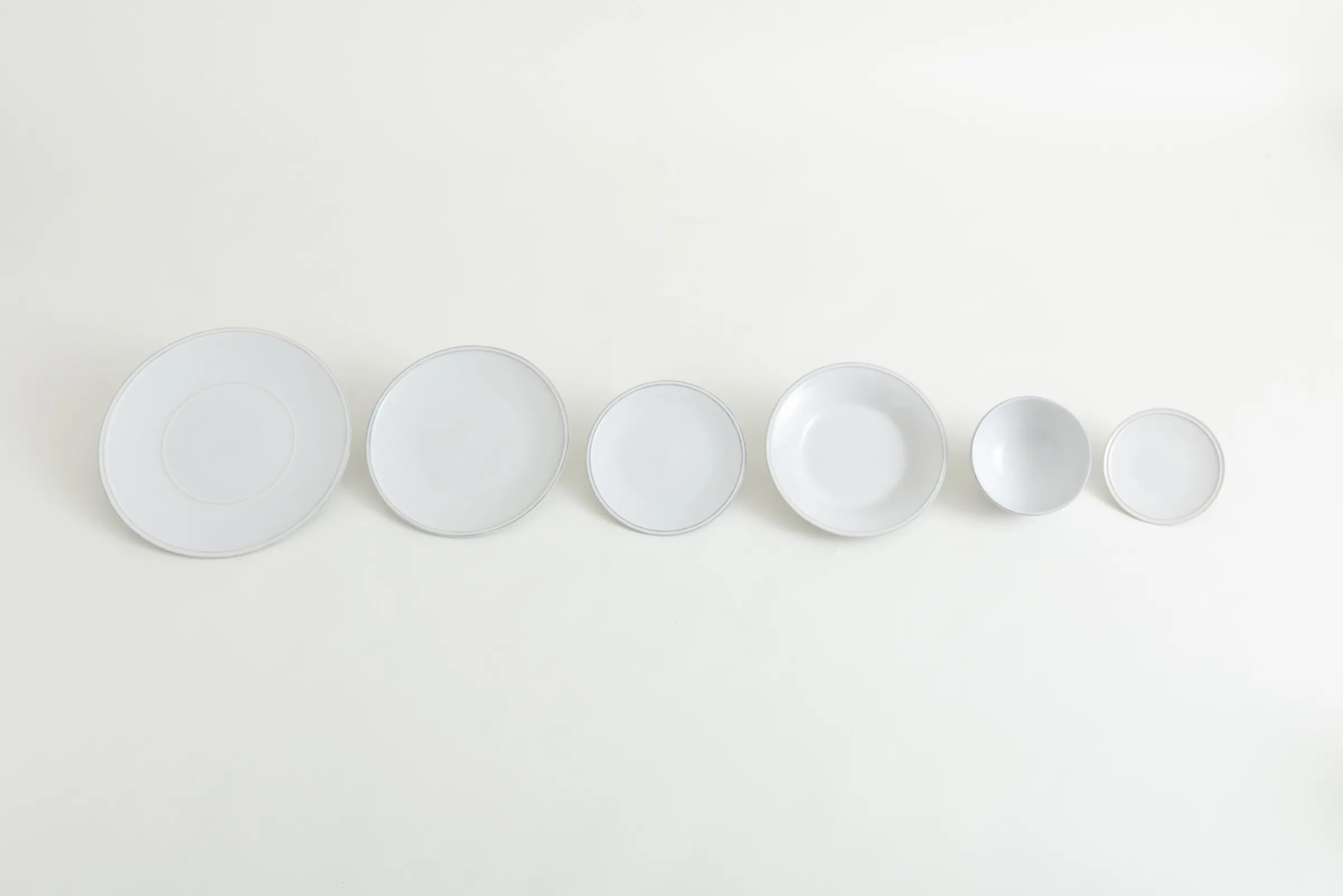 Flamant Jille, Kom, Keramiek, Wit^ Borden, Borden En Kommen