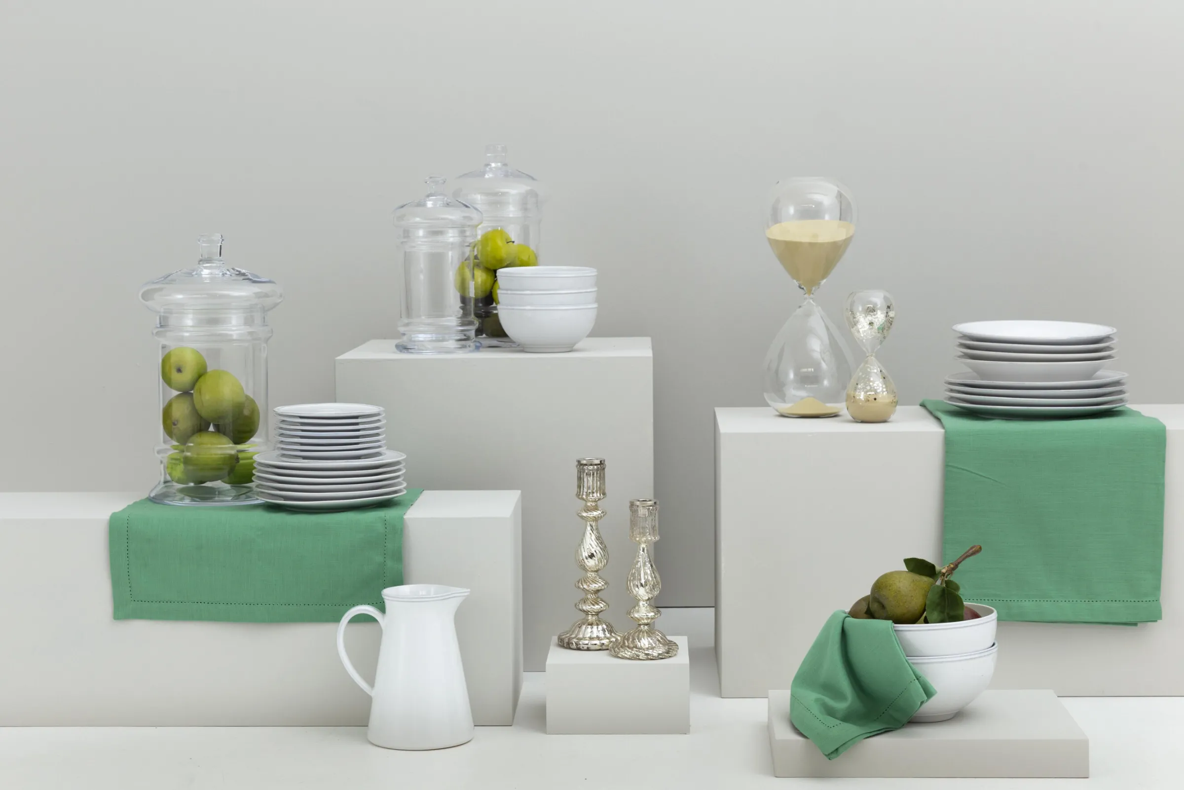 Flamant Jille, Kom, Keramiek, Wit^ Borden, Borden En Kommen