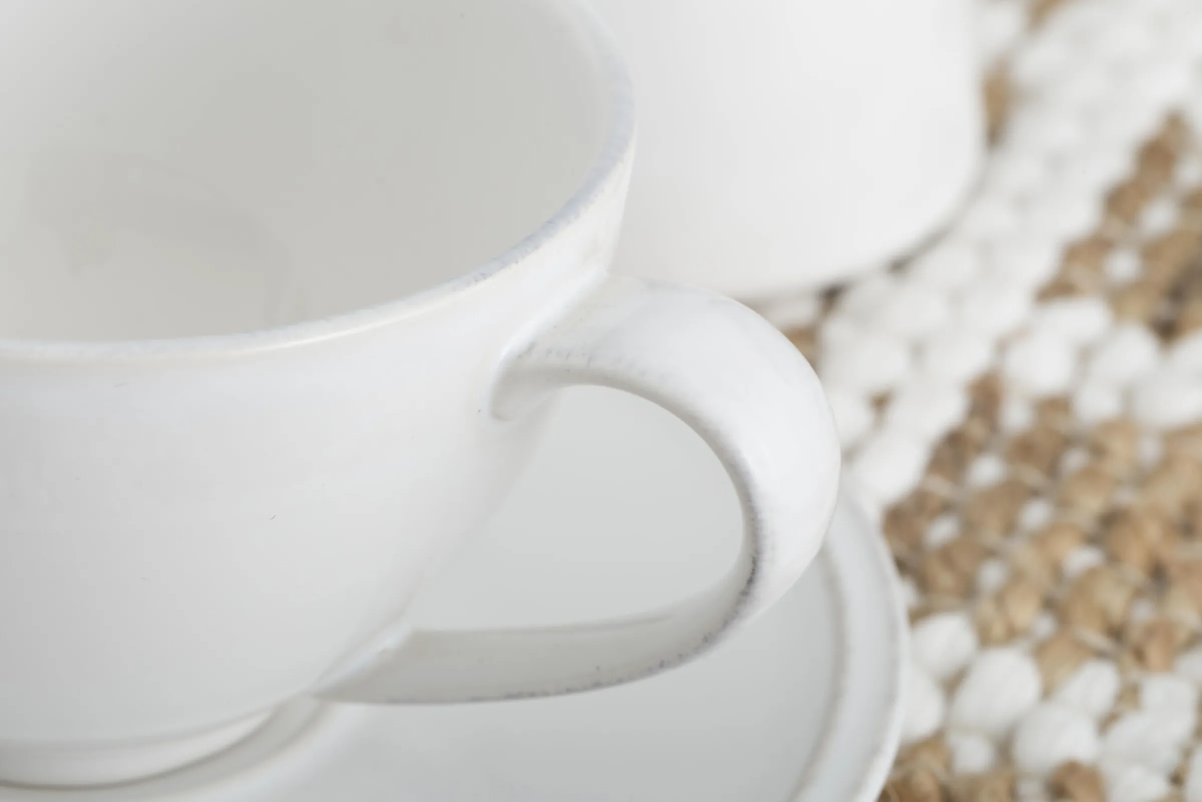 Flamant Jille, Kop En Schotel, Keramiek, Wit, L, 200 Ml^ Borden, Borden En Kommen