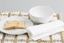 Flamant Jille, Saladebord, Keramiek, Wit^ Borden, Borden En Kommen