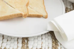 Flamant Jille, Saladebord, Keramiek, Wit^ Borden, Borden En Kommen