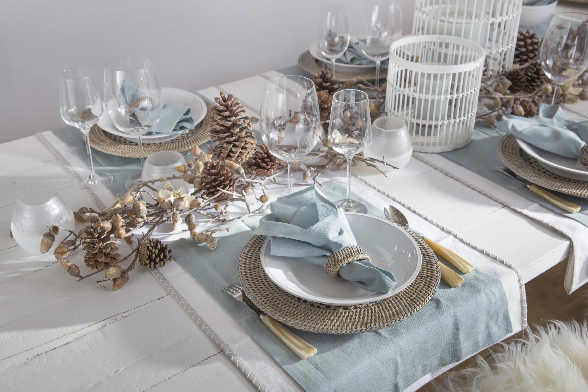 Flamant Jille, Soepbord, Keramiek, Wit^ Borden, Borden En Kommen