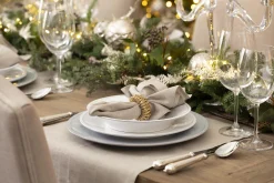 Flamant Jille, Soepbord, Keramiek, Wit^ Borden, Borden En Kommen