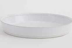 Flamant Jille, Taartvorm, Keramiek, Wit, 30Cm^ Accessoires