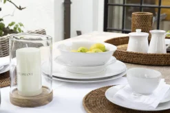 Flamant Jille, Vergiet, Keramiek, Wit^ Accessoires