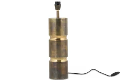 Flamant Jonne, Tafellamp, Antiek Koperen Afwerking^ Verlichting