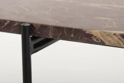 Flamant Karina, Salontafel, Marmer En Metaal, Rood^ Koffie Tafels