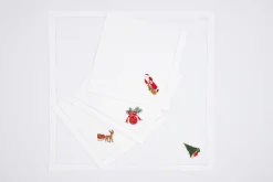 Flamant Karoli, Servet, Borduurwerk, Set Van 4^ Eetkamer- En Keukentextiel