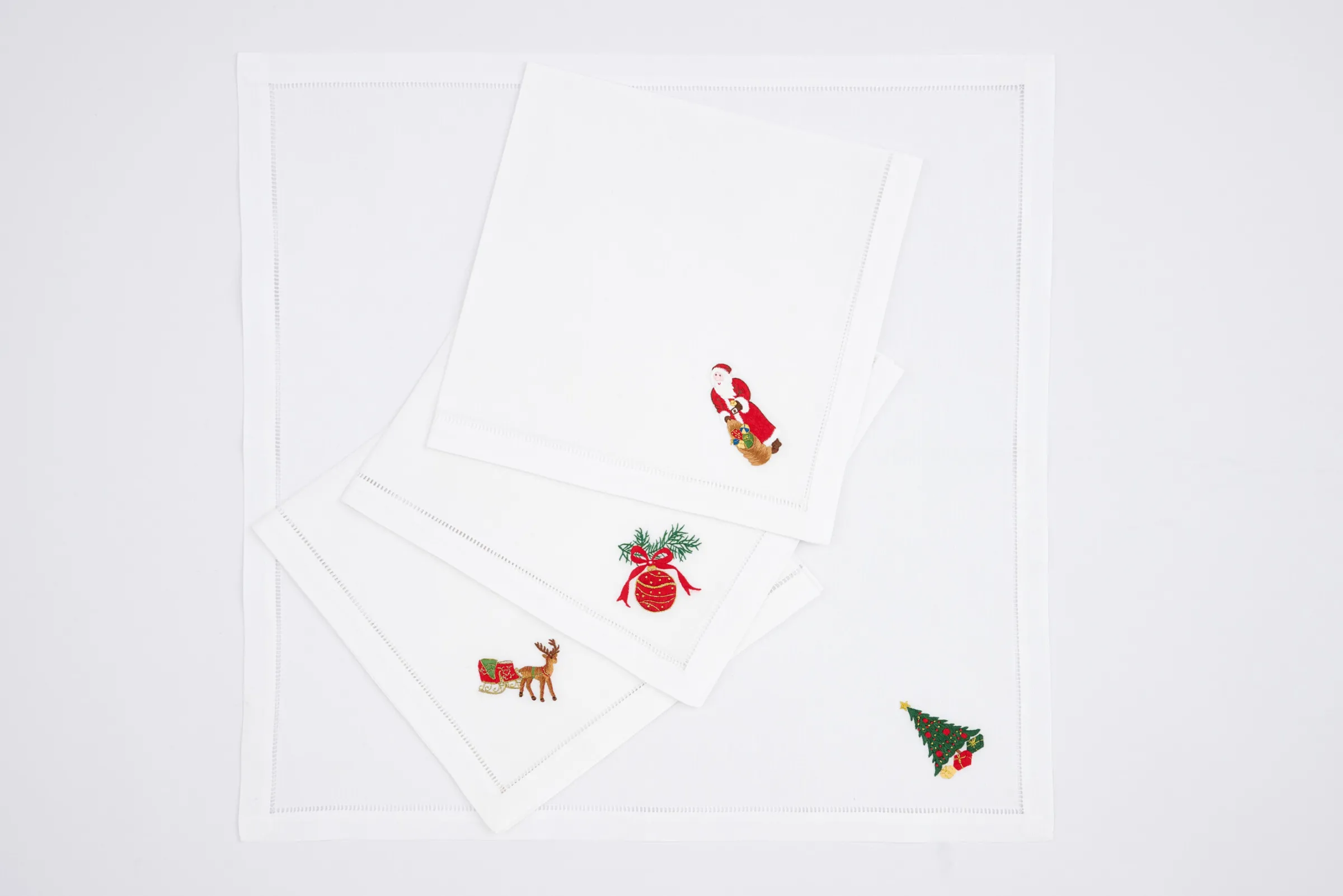 Flamant Karoli, Servet, Borduurwerk, Set Van 4^ Eetkamer- En Keukentextiel