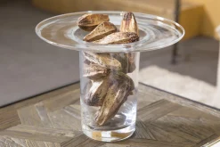 Flamant Krater, Vaas, Glas^ Decoratie