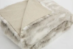 Flamant Larkin, Plaid, Namaakbont^ Huishoudelijke Textiel