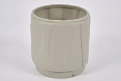 Flamant Laurena, Vaas, Keramiek, Grijs, S^ Decoratie