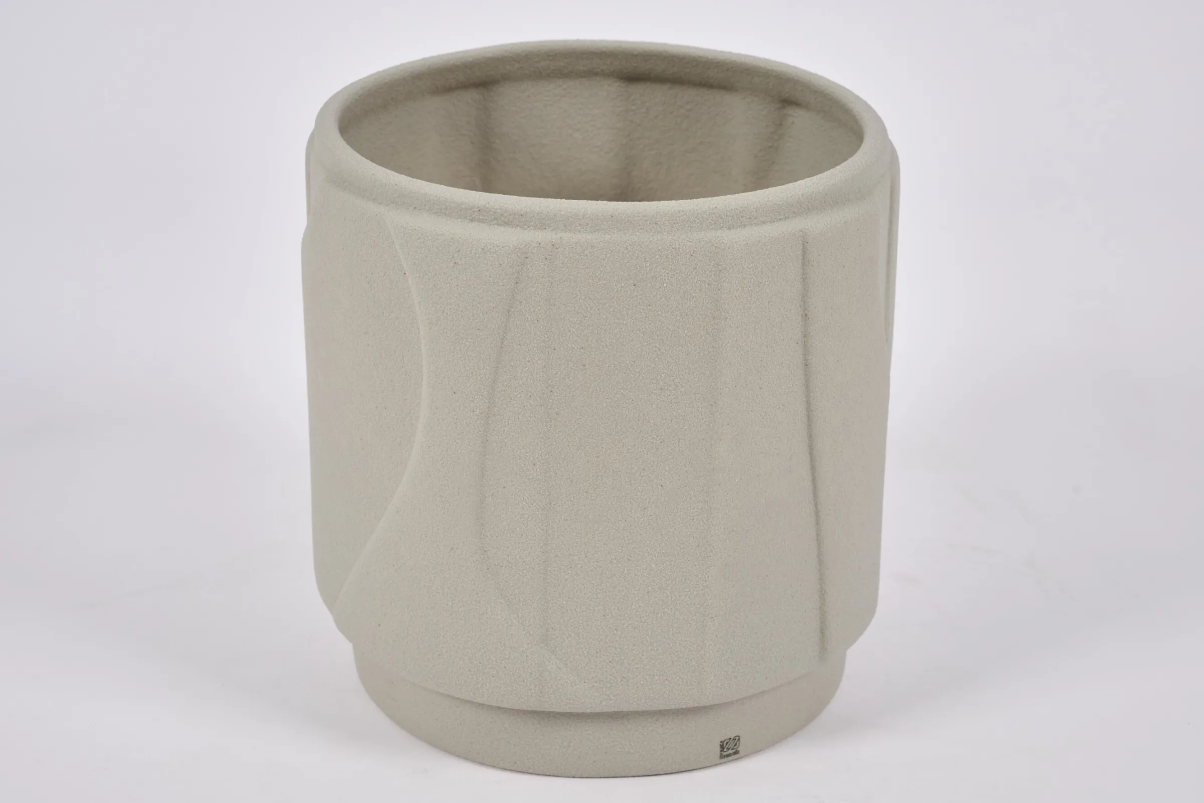 Flamant Laurena, Vaas, Keramiek, Grijs, S^ Decoratie