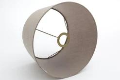 Flamant Lindro, Lampenkap, Naturel En Grijs, Cilinder, 30 Cm^ Verlichting