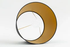 Flamant Lindro, Lampenkap, Zwart En Goud, Cilinder, 30 Cm^ Verlichting