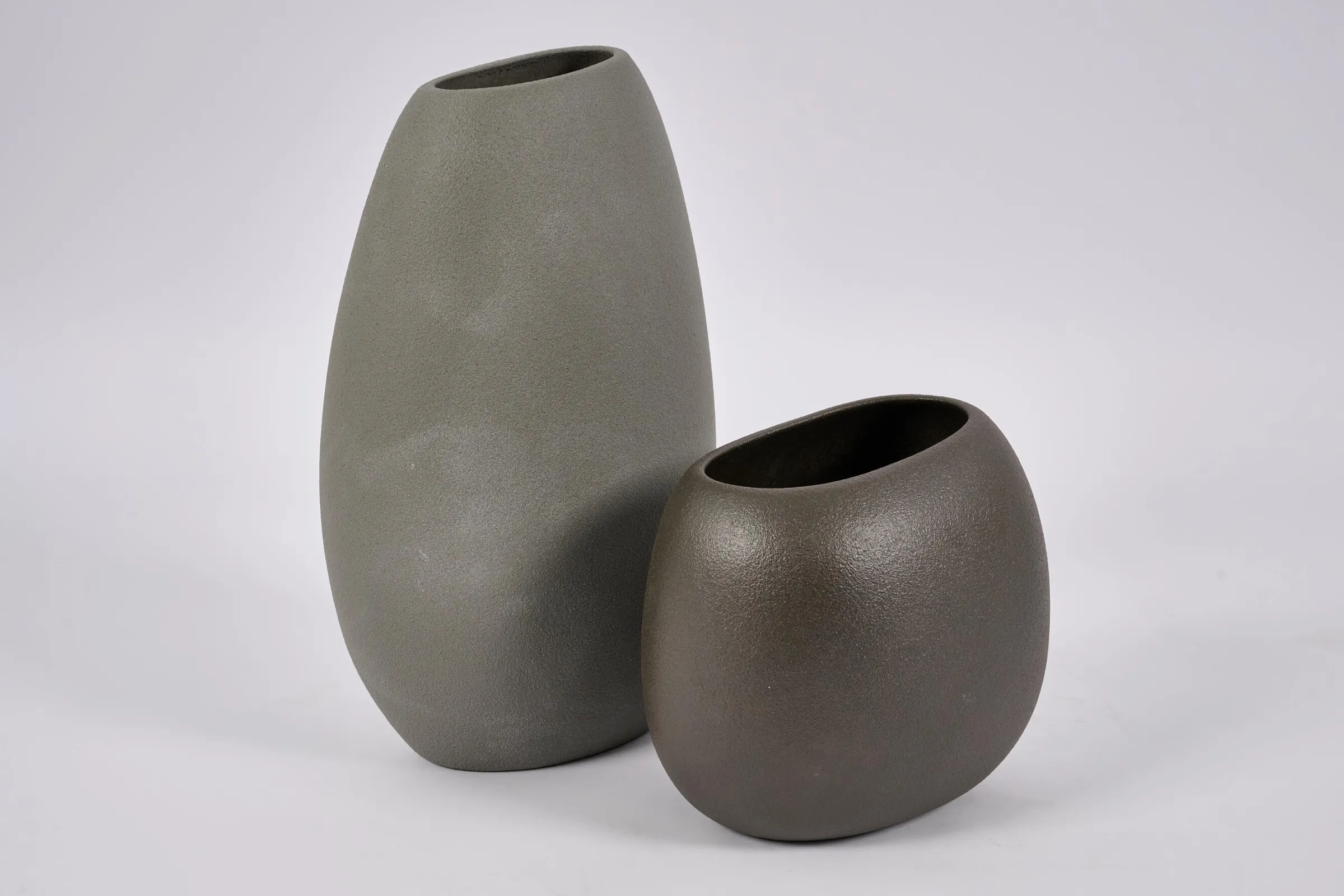 Flamant Lisanora, Vaas, Keramiek, Ardesia, L^ Decoratie