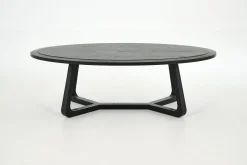 Flamant Livy, Salontafel, Ovaal, Zwart, L^ Koffie Tafels