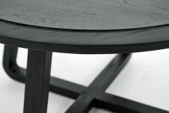 Flamant Livy, Salontafel, Rond, Zwart^ Koffie Tafels