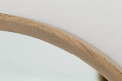 Flamant Lucente, Spiegel, Eiken, Rond, 33Cm^ Decoratie