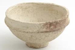 Flamant Lyme, Kom, Papier-Mache, L^ Decoratie