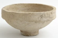 Flamant Lyme, Kom, Papier-Mache, M^ Decoratie