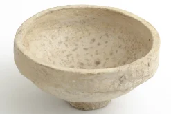 Flamant Lyme, Kom, Papier-Mache, M^ Decoratie