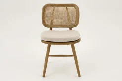 Flamant Lynn, Stoel, Eiken, Riet, Met Kussen^ Stoelen