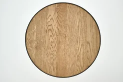 Flamant Madison, Bijzettafel, Eiken En Metaal, Rond, 45 Cm, Lichtbruin^ Koffie Tafels