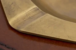 Flamant Manhattan, Asbak, Bruin Leer^ Decoratie