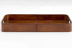 Flamant Manhattan, Dienblad, Bruin Leer^ Accessoires