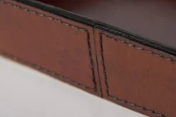 Flamant Manhattan, Dienblad, Bruin Leer, L^ Accessoires