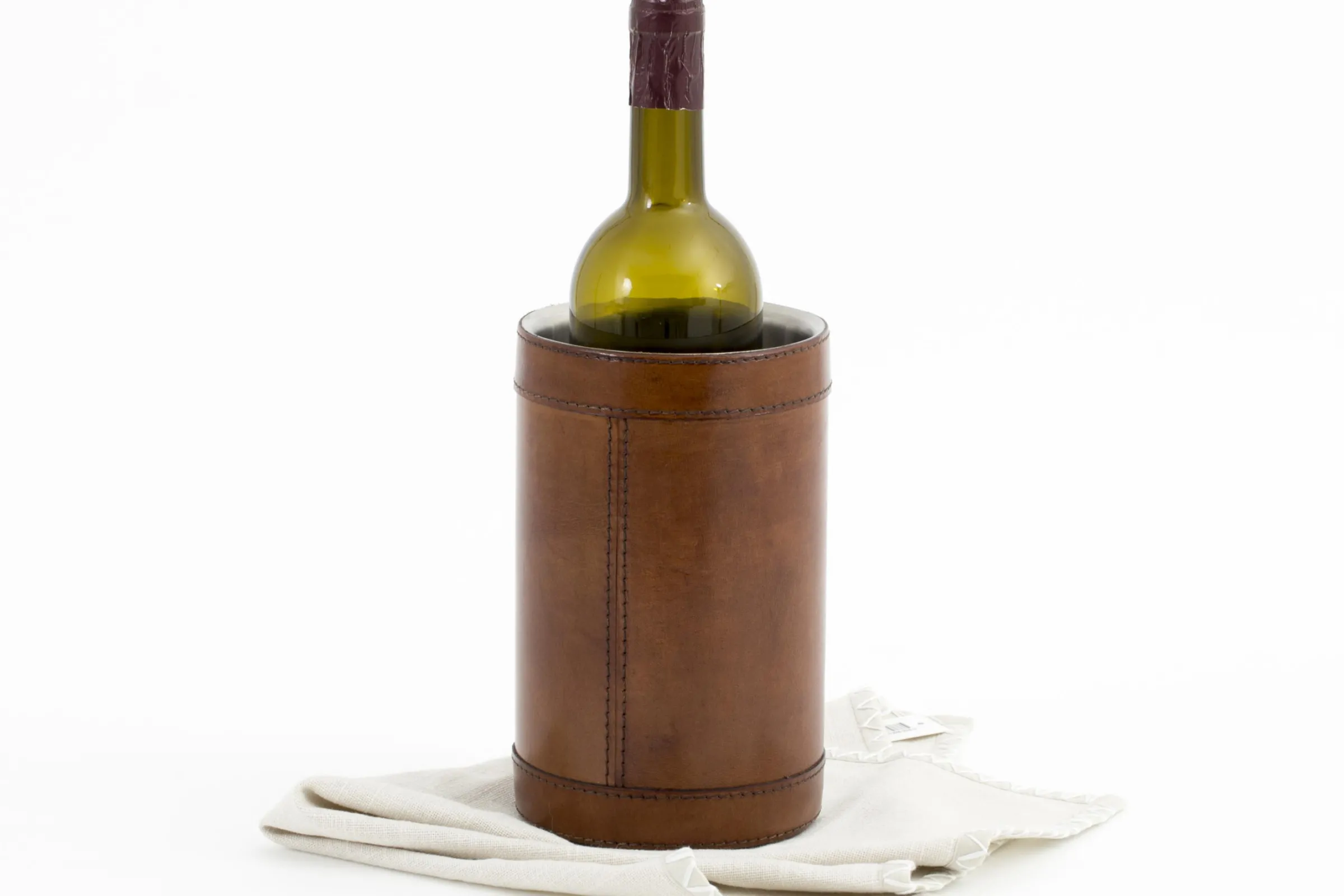 Flamant Manhattan, Flessenhouder, Bruin Leer^ Accessoires