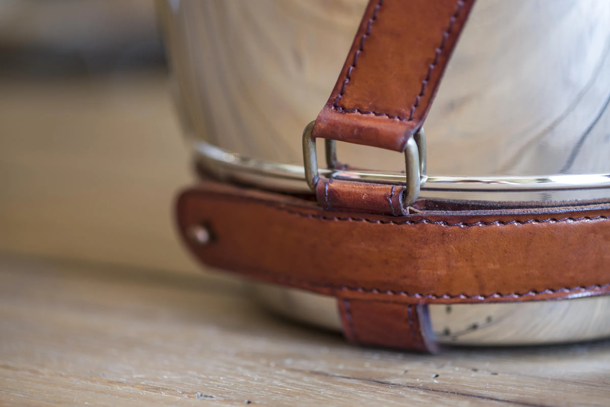 Flamant Manhattan, Wijnkoeler, Bruin Leren Handvat^ Moederdag