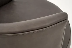 Flamant Marchetti, Fauteuil, Leer Zwart, Draaibaar^ Banken