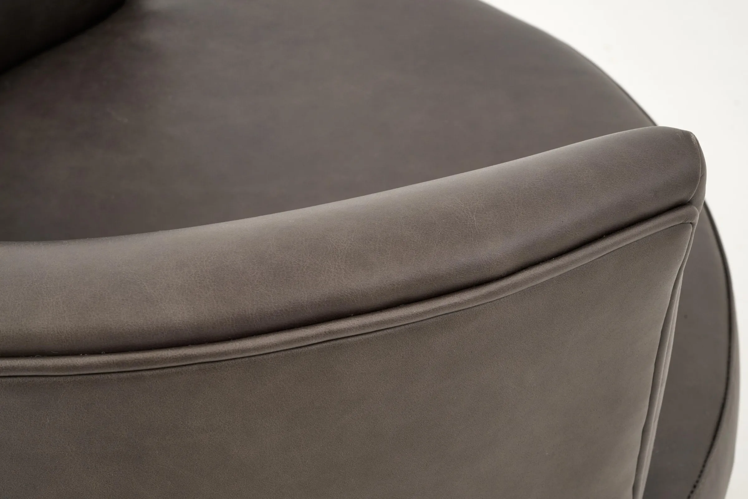 Flamant Marchetti, Fauteuil, Leer Zwart, Draaibaar^ Banken