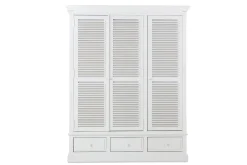 Flamant Marie, Kledingkast, Wit, 3 Deuren^ Kasten