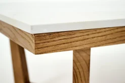 Flamant Marnix, Consoletafel, Eiken En Steen^ Koffie Tafels