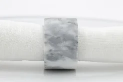 Flamant Maureen, Servetring, Marmer, Wit^ Accessoires