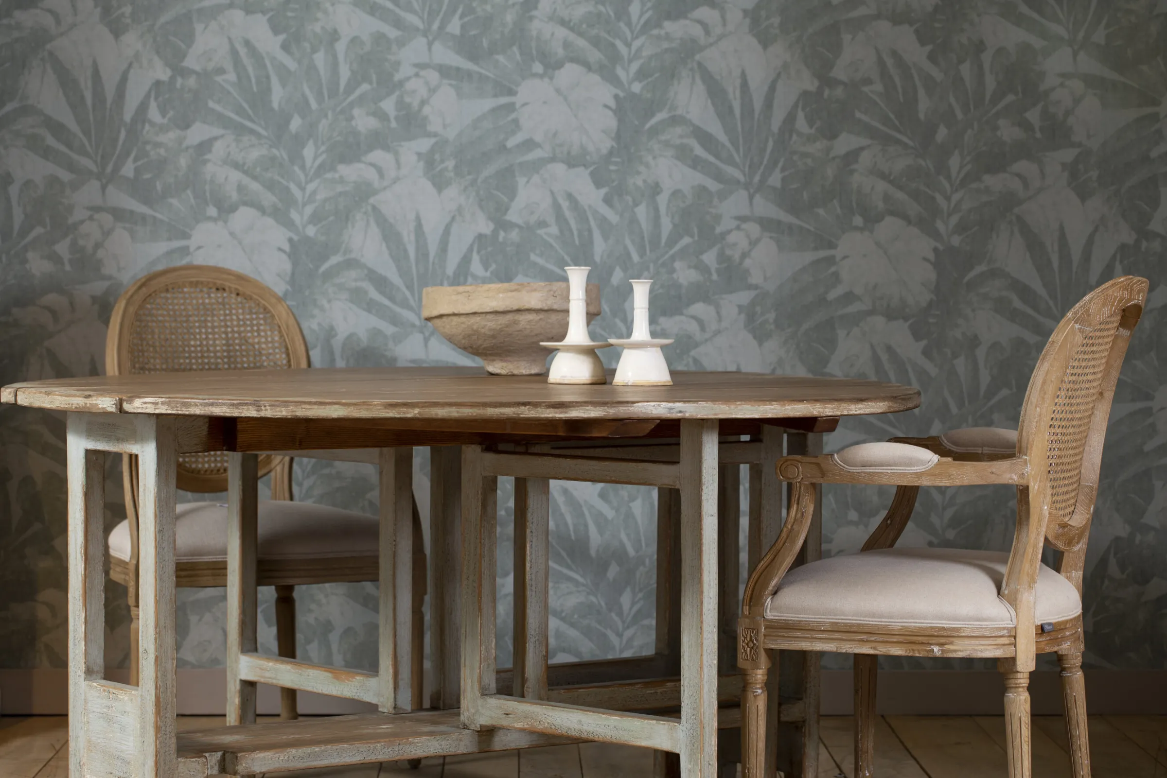 Flamant Medy, Fauteuil, Eiken, Natuurlijk Linnen^ Stoelen