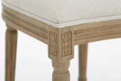 Flamant Medy, Stoel, Eiken, Natuurlijk Linnen^ Stoelen