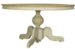 Flamant Milan, Eettafel, Rond, Gerecycled Hout, 140 Cm, Model 1^ Eettafels