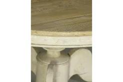 Flamant Milan, Eettafel, Rond, Gerecycled Hout, 140 Cm, Model 1^ Eettafels